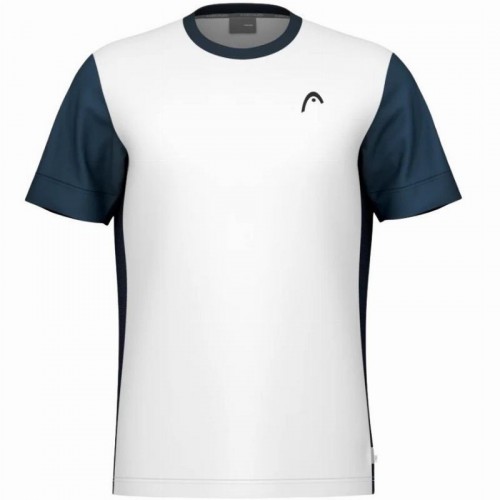 T-shirt Head Slice Blanc Bleu Marine T-shirt Head Slice Blanc Bleu Marine