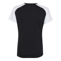 Camiseta Joma Academy IV Negro Blanco Mujer
