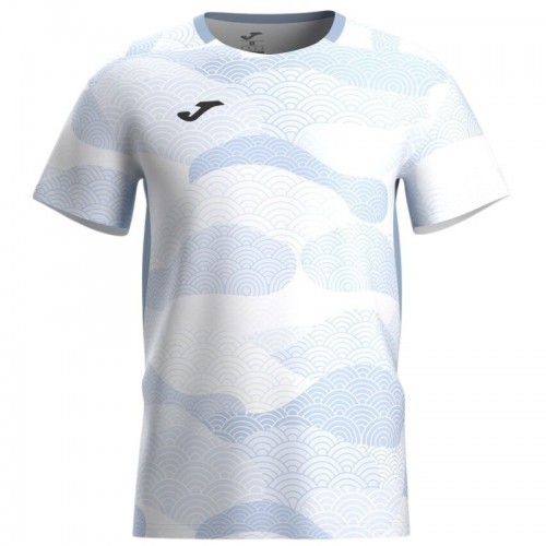 Camiseta Joma Challenge Azul Branco Camiseta Joma Challenge Azul Branco