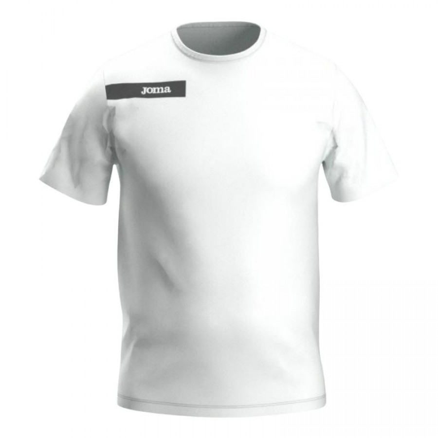 Camiseta Joma Challenge Branco Preto