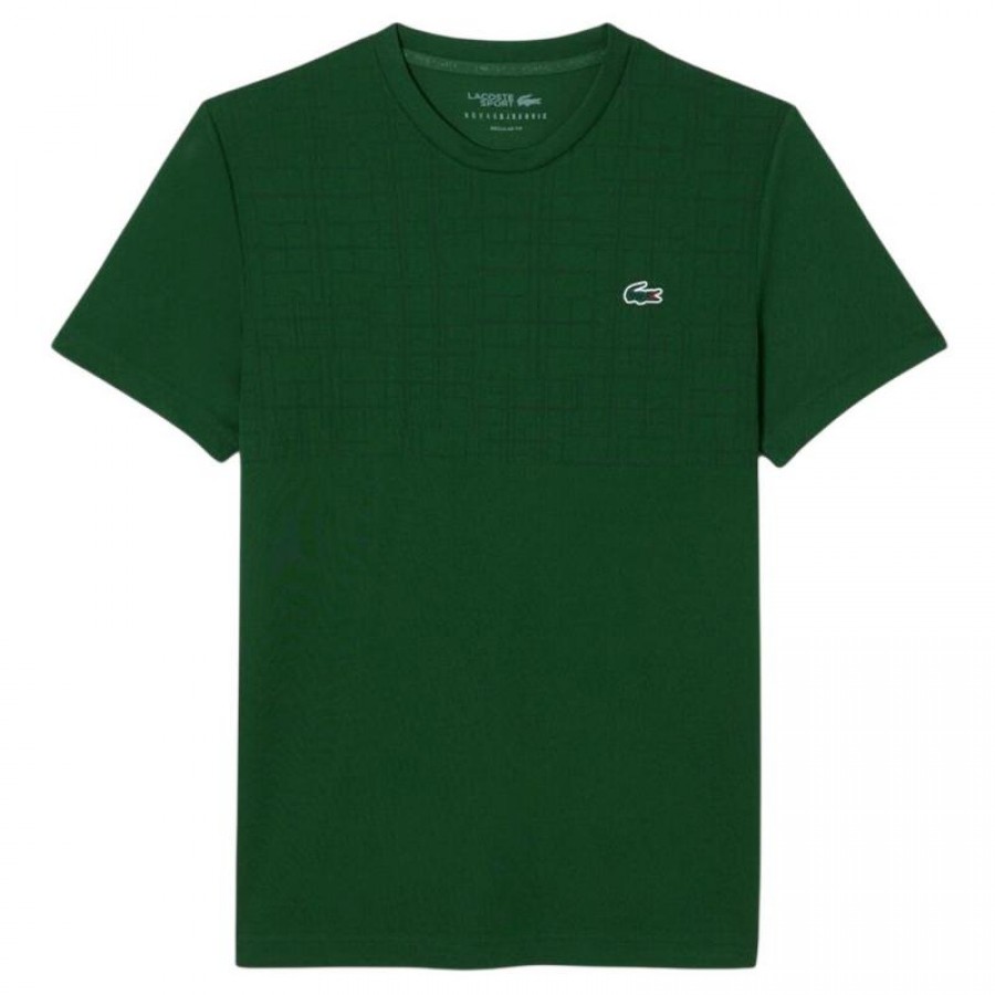 Camiseta Lacoste Novak Djokovic Ultra Dry Verde