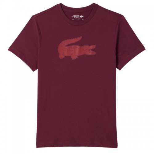 T-Shirt Lacoste Sport Borgonha T-Shirt Lacoste Sport Borgonha