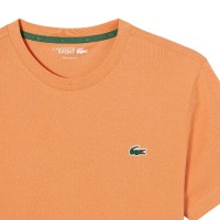 Maglietta arancione grafica Lacoste Sport