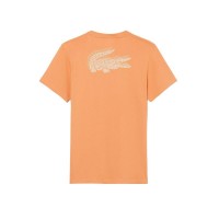 Maglietta arancione grafica Lacoste Sport