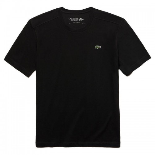 Camiseta Lacoste Sport Regular Fit Preta Camiseta Lacoste Sport Regular Fit Preta