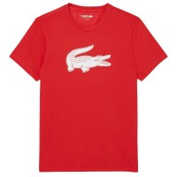 Lacoste Sport Rouge Blanc T-Shirt