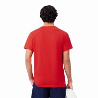 Lacoste Sport Rouge Blanc T-Shirt