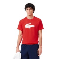 Lacoste Sport Rouge Blanc T-Shirt