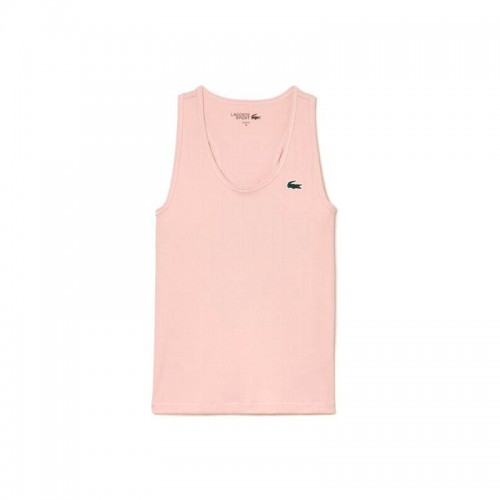 Camiseta Lacoste Sport Slim Fit Rosa Claro Camiseta Lacoste Sport Slim Fit Rosa Claro