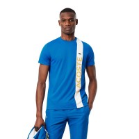Lacoste Sport Ultra Dry Bleu Blanc T-Shirt