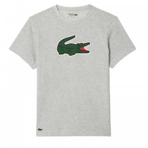 T-Shirt Lacoste Ultra Dry Cinza T-Shirt Lacoste Ultra Dry Cinza
