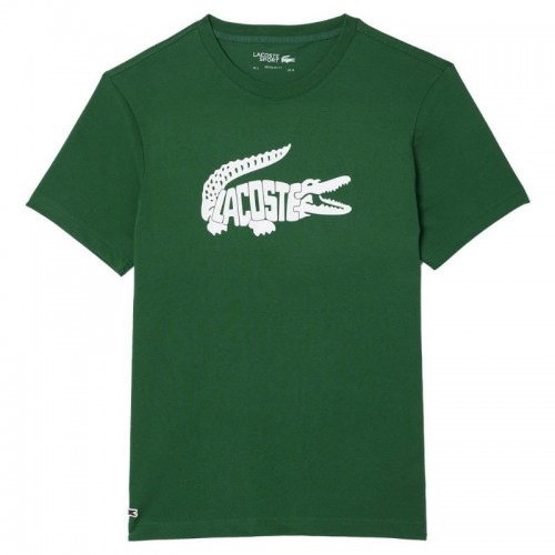 T-Shirt Verde Ultra Seca Lacoste T-Shirt Verde Ultra Seca Lacoste