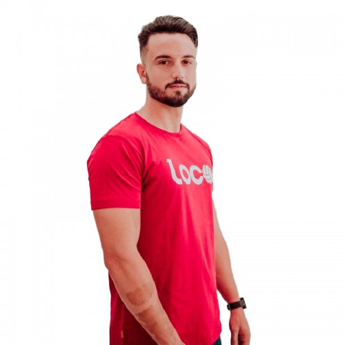 Essência da camiseta louca Borgonha Branca Essência da camiseta louca Borgonha Branca