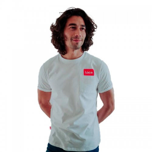 Camiseta branca expulsa louca Camiseta branca expulsa louca