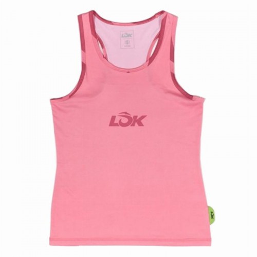 Camiseta Feminina Lok Edgeray Vermelho Rosa Camiseta Feminina Lok Edgeray Vermelho Rosa