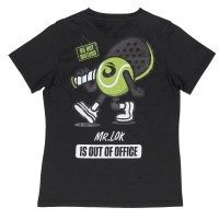 Camisetta Guy Out of Office Negro Moose