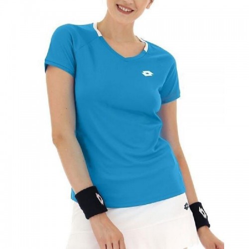 Camiseta Lotto Squadra Azul Mujer Camiseta Lotto Squadra Azul Mujer