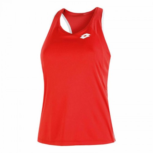 Camiseta Lotto Squadra II Rojo Mujer Camiseta Lotto Squadra II Rojo Mujer