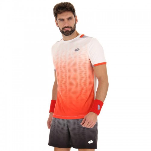 Loto Top IV Red Poppy Vermelho Brilhante Branco T-Shirt Loto Top IV Red Poppy Vermelho Brilhante Branco T-Shirt