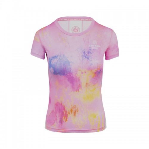 Camiseta de manga Bidi Badu Padel Eve Rosa Blanco Camiseta de manga Bidi Badu Padel Eve Rosa Blanco