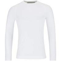 Long Sleeve Head Flex Seamless White T-Shirt