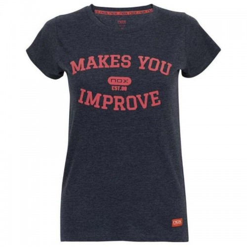 Camiseta Nox Basic Azul Marino Mujer Camiseta Nox Basic Azul Marino Mujer