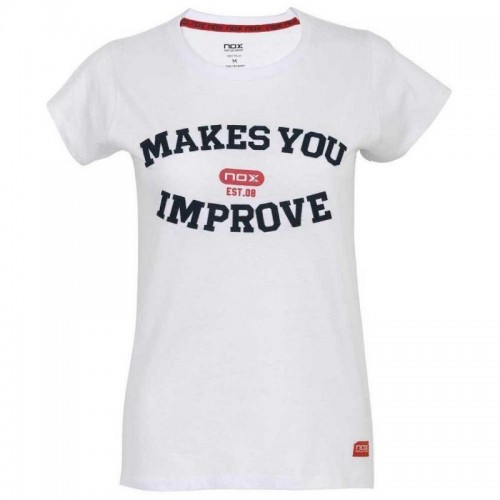 Camiseta Nox Basic Blanco Mujer Camiseta Nox Basic Blanco Mujer