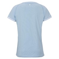 Camiseta Tecnifibre Team Stretch Azul Glaciar Mujer