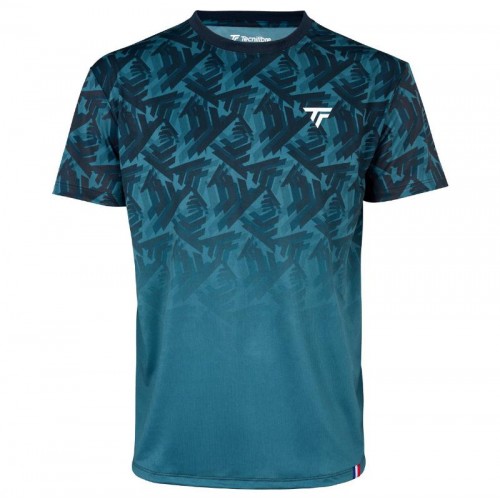 T-shirt Tecnifibre X-Loop Teal Azul T-shirt Tecnifibre X-Loop Teal Azul