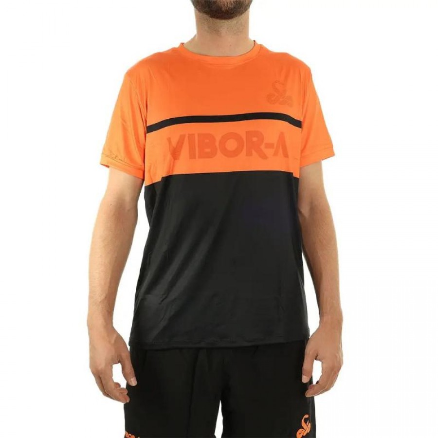 Camiseta Vibora Advanced Pro Naranja Negro
