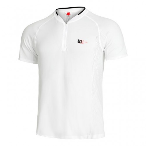Wilson Bela Seamless Ziphnly 2.0 Camiseta Branca