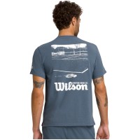 T-shirt Wilson Easy Street Bleu