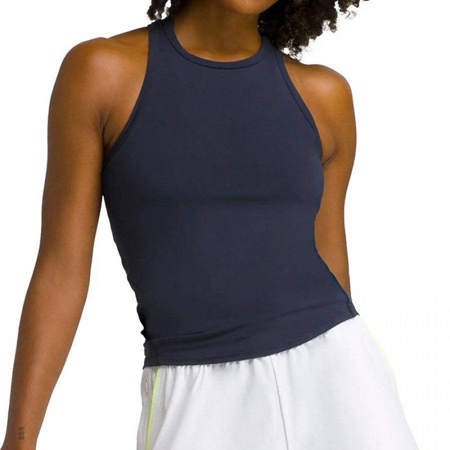 T-shirt féminin bleu marine Lite Wilson Fieldhouse