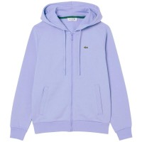 Lacoste Sport Veste en Coton Bleu Violet Femme