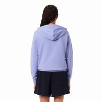 Lacoste Sport Veste en Coton Bleu Violet Femme