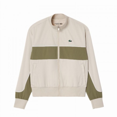 Casaco Lacoste Ultra Dry Cinzento Khaki Verde Mulher Casaco Lacoste Ultra Dry Cinzento Khaki Verde Mulher