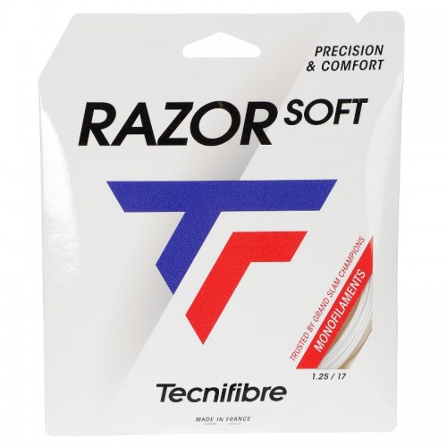 Cordaje 12m Tecnifibre Rasoir Soft 1,25mm Blanco