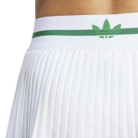 Falda adidas Originals Pro London Plissé Blanco
