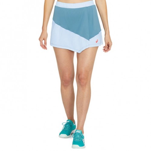 Falda Asics Club Gris Azul Claro Falda Asics Club Gris Azul Claro