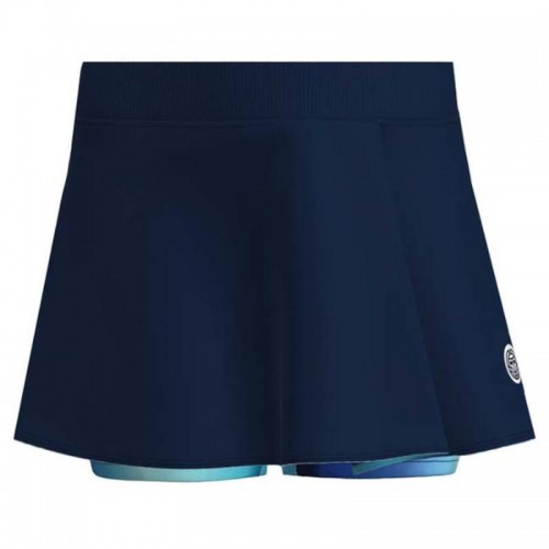 Falda Bidi Badu Spectrum Printed Wavy Azul Oscuro Aqua Junior