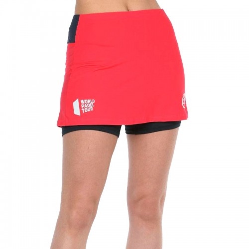 Falda Bullpadel WPT Resoba Carmesi Fluor Falda Bullpadel WPT Resoba Carmesi Fluor
