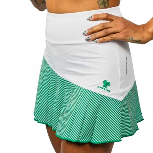 Falda Cartri Telma Blanco Verde Falda Cartri Telma Blanco Verde