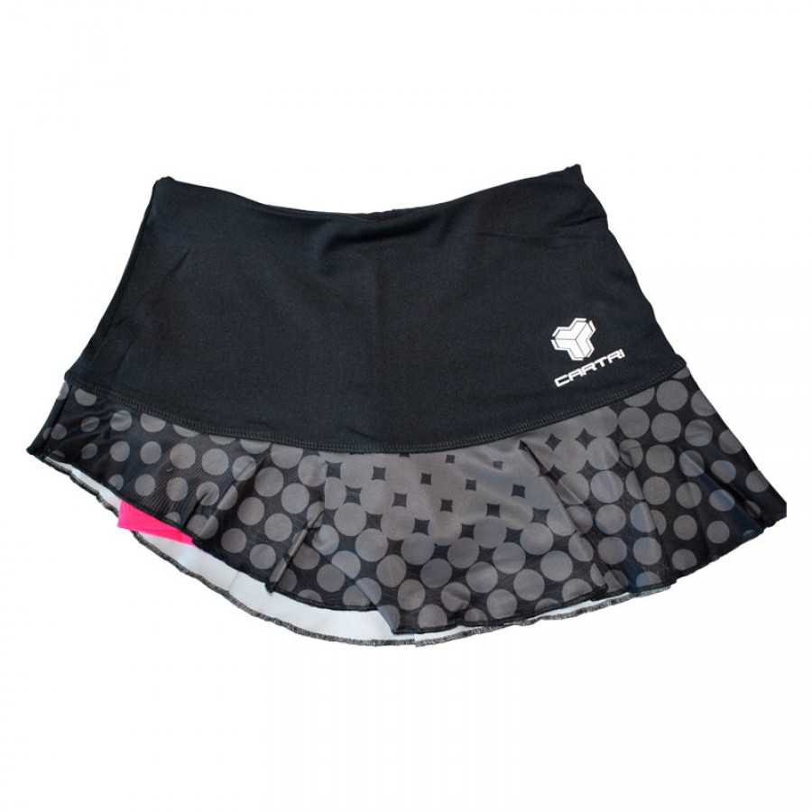 Falda Cartri Titan Negro Rosa Junior - Barata Oferta Outlet