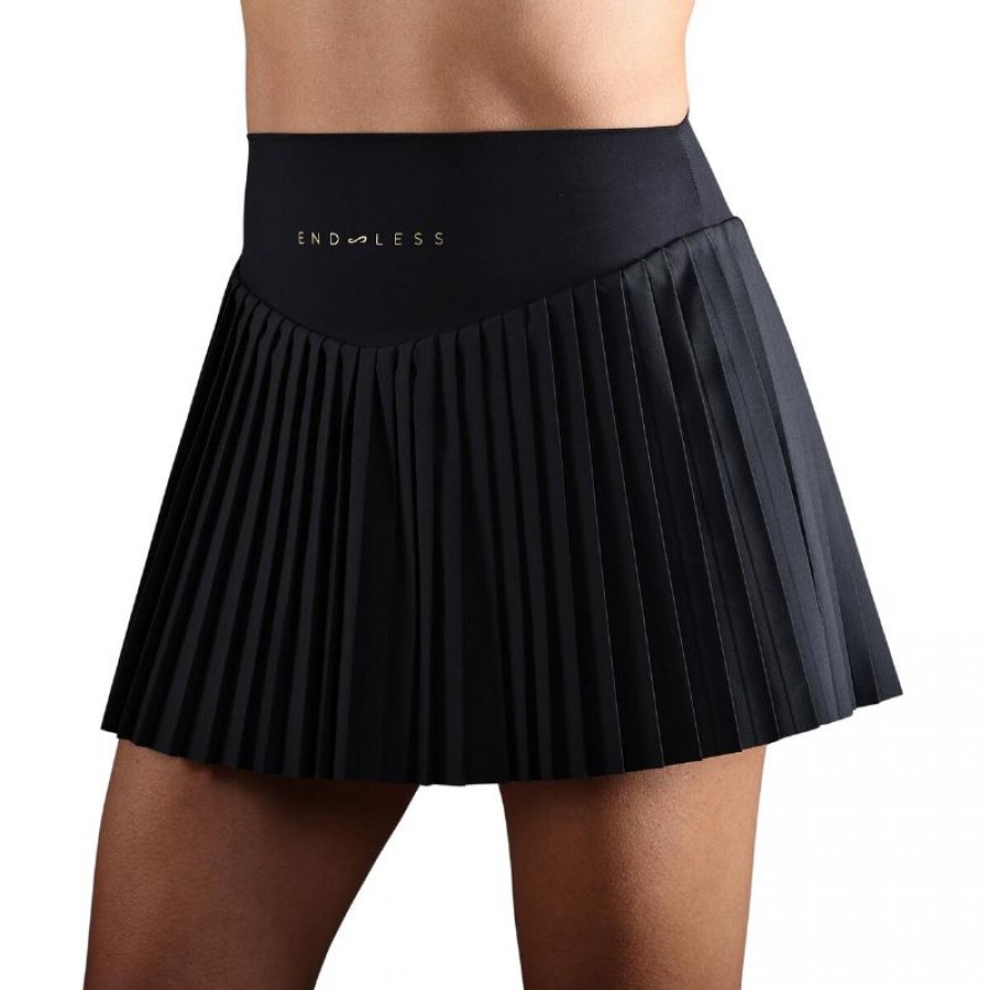 Falda Endless Court Negro PADELPOINT