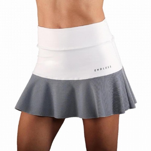 Falda Dentelle Sans Fin Blanco Plata Falda Dentelle Sans Fin Blanco Plata