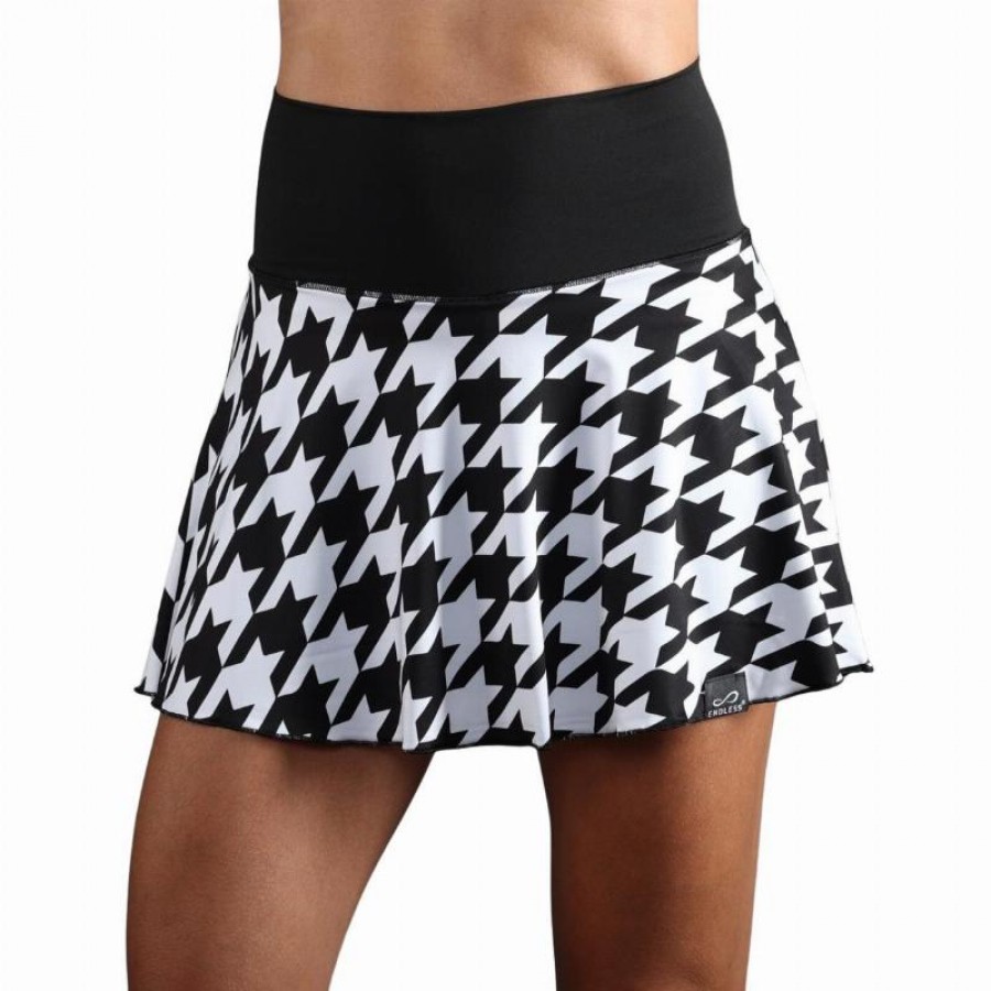 Falda Endless Lux II Pied-de-poule nègre