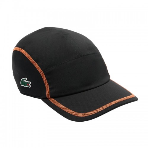 Boné Lacoste Color Block Preto Boné Lacoste Color Block Preto