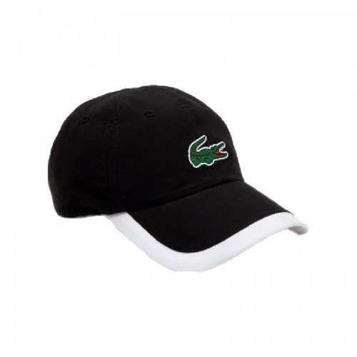 Lacoste Light Preto Branco Cap Lacoste Light Preto Branco Cap