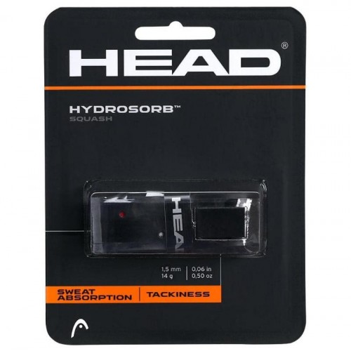 Substituicão Grip Squash Head Hydrosorb Preto Vermelho Substituicão Grip Squash Head Hydrosorb Preto Vermelho