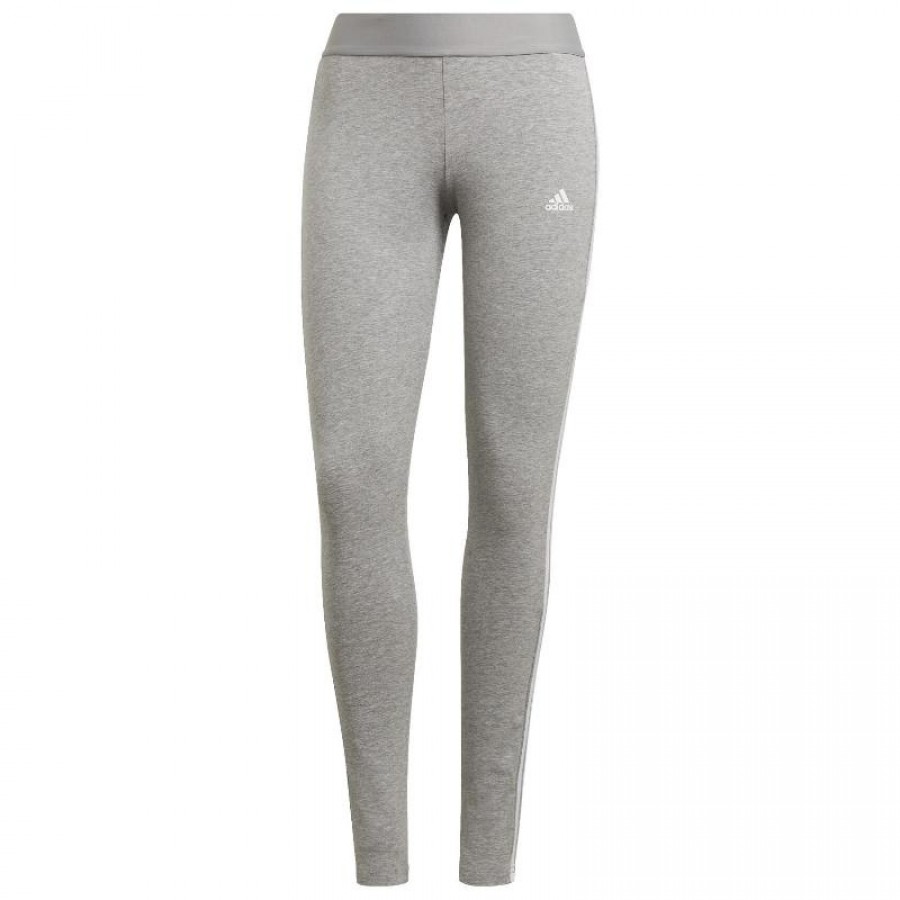 Adidas 3 Stripes Leggings Gris Blanc
